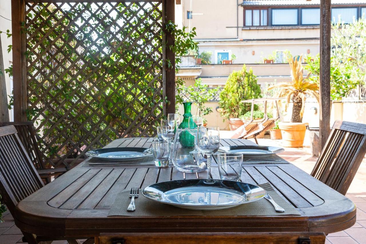 Apartamento Amazing New Penthouse With Terrace Jewish Ghetto Roma Exterior foto