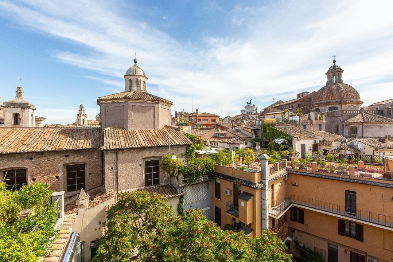 Apartamento Amazing New Penthouse With Terrace Jewish Ghetto Roma Exterior foto